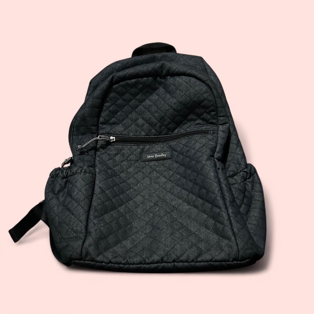 Vera Bradley Charcoal Quilted Backpack